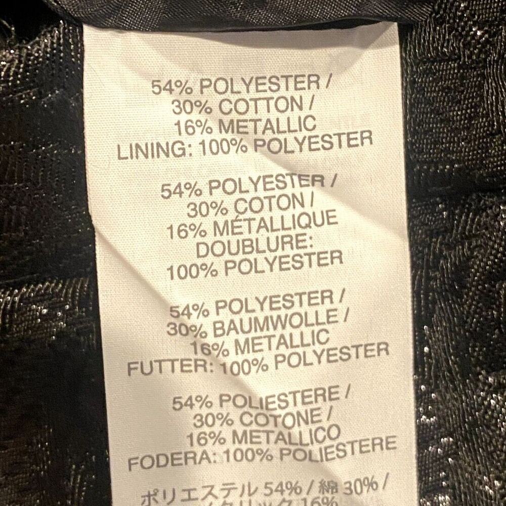 NWT J Crew Matelassé Origami Textured Metallic Lined Mini Skirt Zip Up 4 Grey - Picture 9 of 15